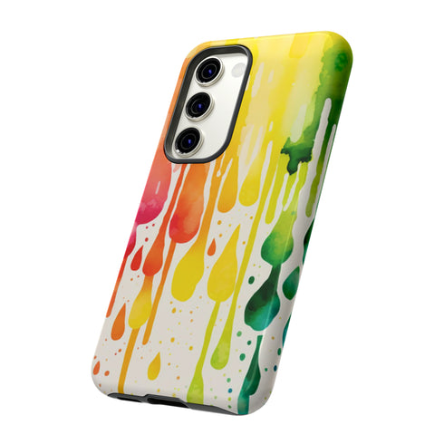 Rainbow Spring Showers - Impact Resistant Phone Case